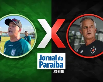 Botafogo-PB x Sousa: Lisca e Alessandro Telles vão tentar o primeiro título estadual