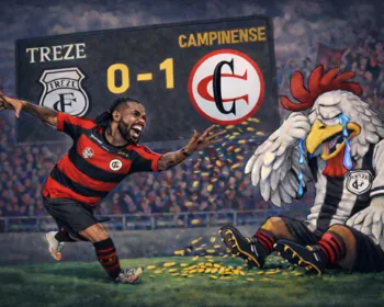 Charge do dIA no Paraibano 2026: no cardápio de domingo, Campinense deixa o Treze só com a pipoca