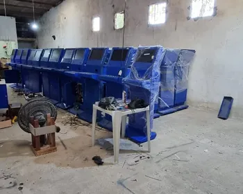 Duas pessoas são detidas e depósito de caça-níqueis irregulares é fechado em Santa Rita