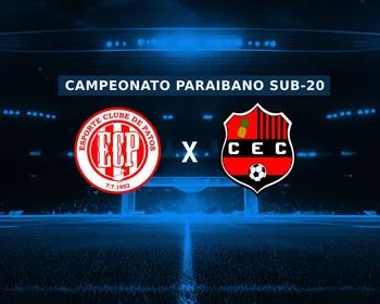 Esporte de Patos x Confiança-PB pelo Paraibano Sub-20 2025: assista à íntegra do 1º jogo da final