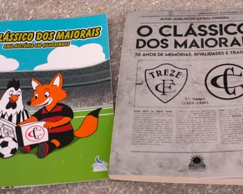 Livros sobre o Clássico dos Maiorais e o Estádio Amigão vão ser lançados nesta quinta-feira