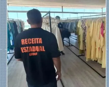 Loja é alvo de operação contra sonegação fiscal, em João Pessoa