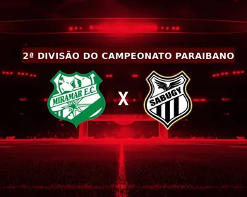 Miramar 7 x 0 Sabugy pela 2ª divisão do Paraibano 2025: assista à íntegra da partida