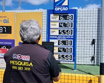 Preço da gasolina apresenta diferença de R$ 0,40 em postos de João Pessoa