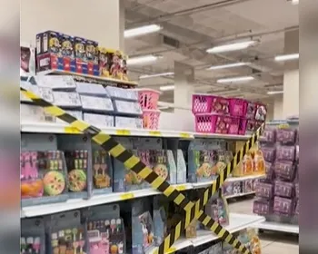 Procon-JP apreende mais de 400 brinquedos irregulares em loja de shopping
