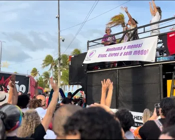Protesto em João Pessoa denuncia feminicídio e violência contra as mulheres