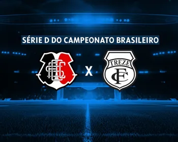 Santa Cruz x Treze pela Série D 2025: assista aos lances da partida em Tempo Real