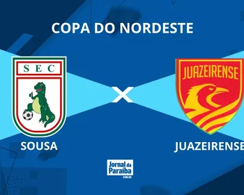 Sousa x Juazeirense pela Copa do Nordeste 2026: onde assistir, prováveis escalações e arbitragem