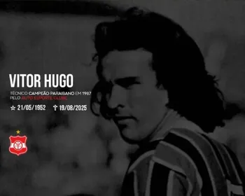 Técnico icônico do Auto Esporte em 1987, Vitor Hugo morre aos 73 anos em João Pessoa