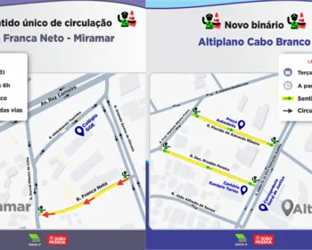 Trânsito em ruas do Miramar e Altiplano, em João Pessoa, passam por alterações; entenda