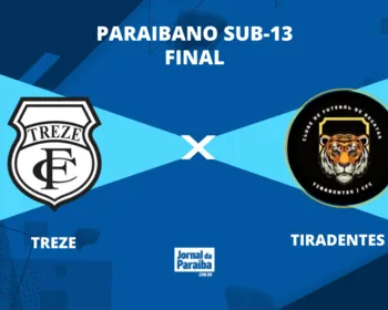 Treze x Tiradentes pelo Paraibano Sub-13: assista ao vivo e de graça