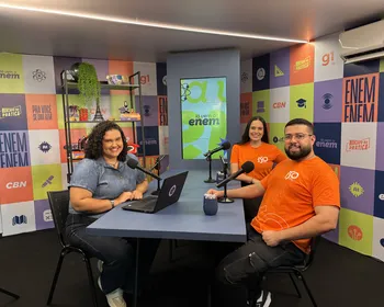 Videocast do Lá Vem o Enem traz dicas sobre meio ambiente e resolução de questões de Exatas