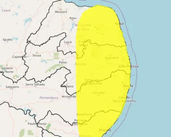 Acumulado de chuvas: Inmet emite alerta para mais de 130 cidades na Paraíba; veja lista