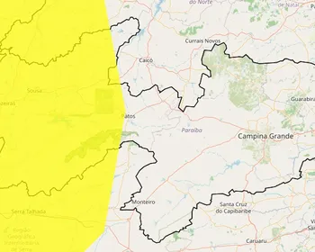 Baixa umidade do ar: Inmet emite alerta para 76 cidades na Paraíba; veja lista