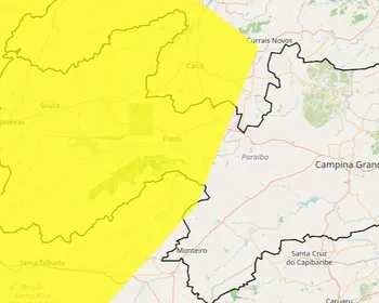 Baixa umidade: Inmet emite alerta para mais de 90 cidades da Paraíba
