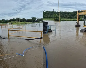 Chuvas elevam nível de rio, inundam estação e deixam bairros sem água na Grande João Pessoa