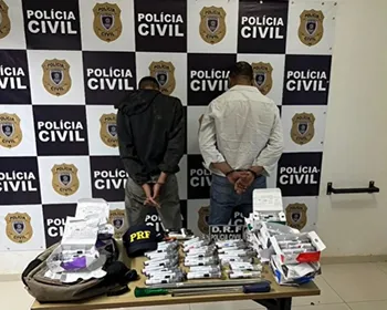 Homens são presos por furtar canetas emagrecedoras na PB para vender em PE