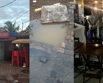 Quiosques são interditados após despejo irregular de esgoto na orla de Cabo Branco