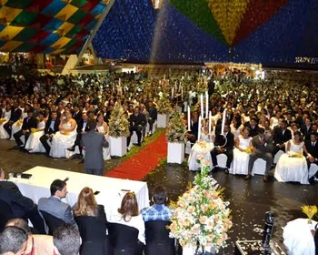 São João 2026 de Campina Grande: casamento coletivo reúne 96 casais nesta sexta-feira (12)