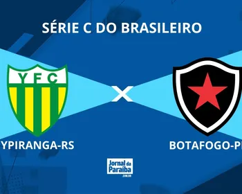 Ypiranga-RS x Botafogo-PB pela Série C 2026: onde assistir, prováveis escalações e arbitragem