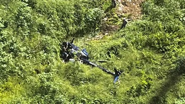 Helicóptero cai em Campina Grande com quatro pessoas a bordo; VÍDEO