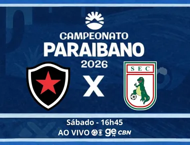 Botafogo-PB x Sousa pela final do Paraibano 2026: acompanhe a decisão ao vivo