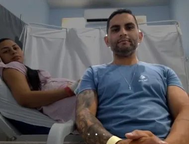 Casal oficializa união dentro de hospital durante internação da noiva grávida