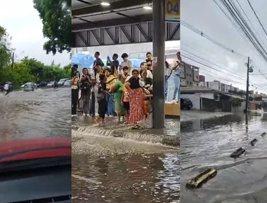Chuvas em João Pessoa causam alagamentos em pontos da cidade; VÍDEO