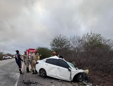 Cinco pessoas morrem após acidente entre carro e carreta na BR-230