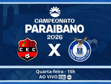 Confiança-PB x Pombal pelo Campeonato Paraibano 2026: assista ao vivo