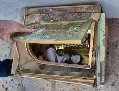 Homem é preso após furtar sacrário de igreja em Bonito de Santa Fé