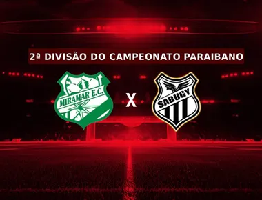 Miramar x Sabugy pela 2ª divisão do Paraibano 2025: assista à partida pela 4ª rodada ao vivo