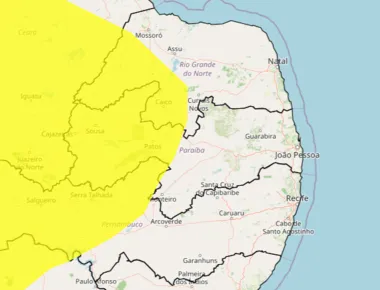 Baixa umidade do ar: Inmet renova alerta para 95 cidades da Paraíba; veja lista