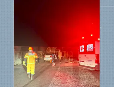 Duas pessoas morrem após acidente entre carreta e carro na BR-230, em Pombal