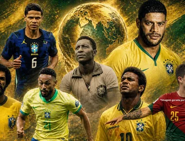 Paraibanos na Copa do Mundo: veja a linha do tempo dos jogadores que disputaram o Mundial