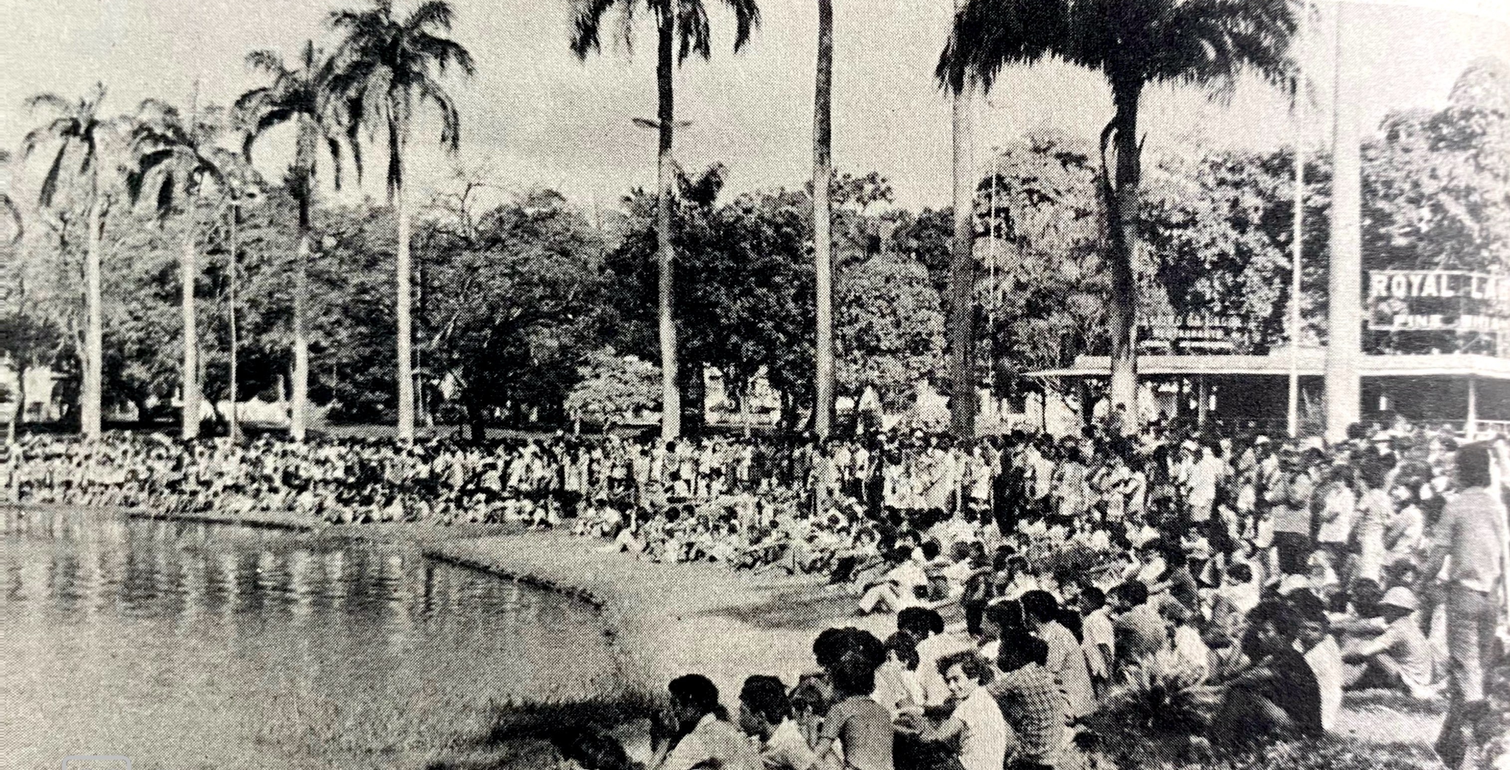 Multidão assistiu o trabalho dos bombeiros no Parque Solon de Lucena, em João Pessoa