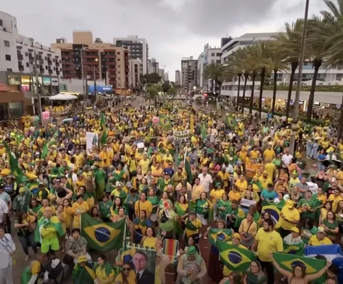 
				
					7 de setembro: apoiadores de Bolsonaro fazem ato a favor da anistia em João Pessoa
				
				