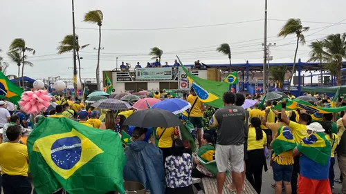 
				
					7 de setembro: apoiadores de Bolsonaro fazem ato a favor da anistia em João Pessoa
				
				
