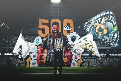 
				
					Atlético-MG homenageia Hulk pelos 500 gols na carreira com vídeo e placa na Arena MRV
				
				