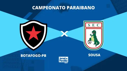 
				
					Botafogo-PB x Sousa pelo Paraibano 2026: onde assistir, prováveis escalações e mais
				
				
