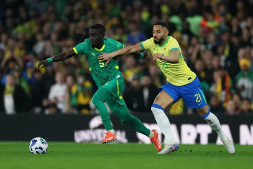 
				
					Brasil supera Senegal em amistoso com boa atuação de Matheus Cunha
				
				