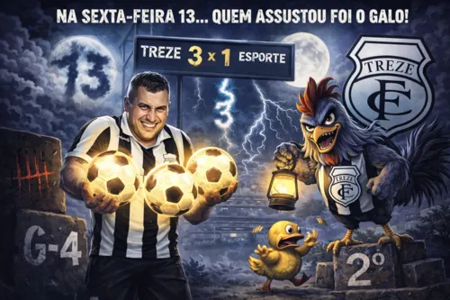 
				
					Charge do dIA no Paraibano 2026: Treze já pode pedir música pelos clássicos perdidos
				
				