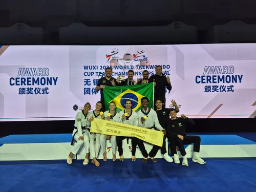 
				
					Com Netinho, Brasil conquista o tricampeonato mundial de taekwondo por equipes
				
				