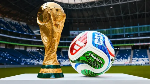 
				
					Copa do Mundo 2026: conheça a Trionda, bola oficial do Mundial dos EUA, México e Canadá
				
				