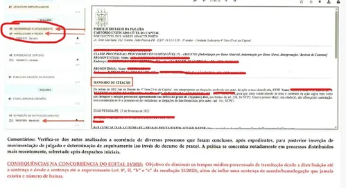 
				
					EXCLUSIVO: documentos revelam arquivamentos para maquiar produtividade de juzes da Paraba
				
				
