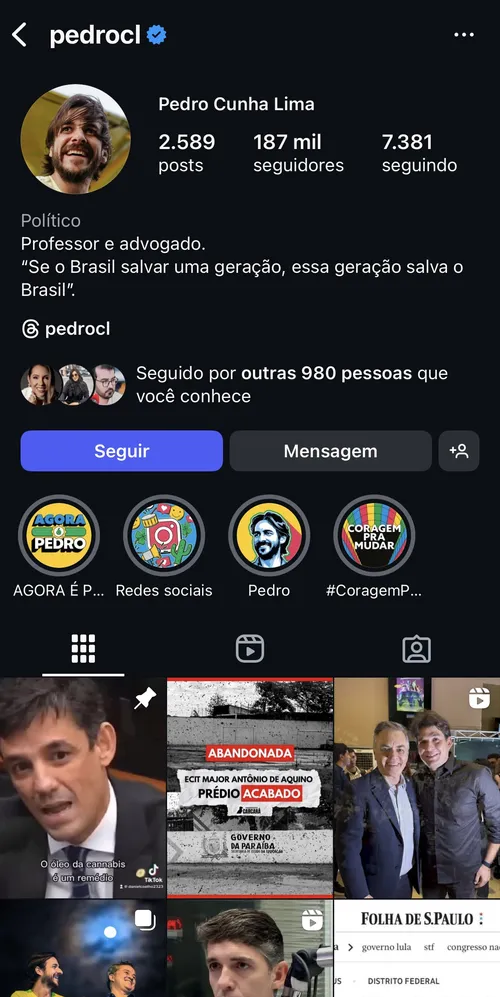 
				
					Enquanto base do Governo vive rompimento, Pedro permanece em 'off-line'
				
				