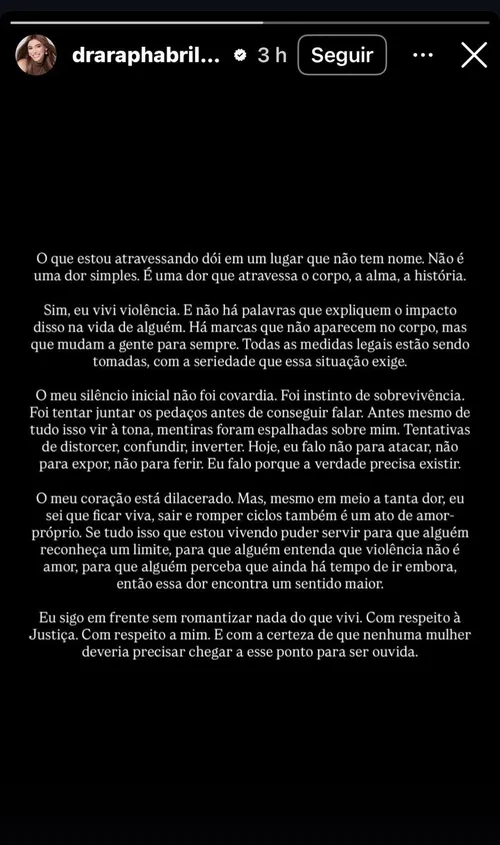 
				
					Esposa do cantor João Lima confirma agressões e relata 'coração dilacerado'
				
				