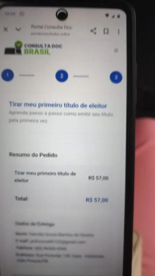 
				
					Golpe do título eleitoral: TRE-PB alerta que serviços eleitorais são gratuitos
				
				