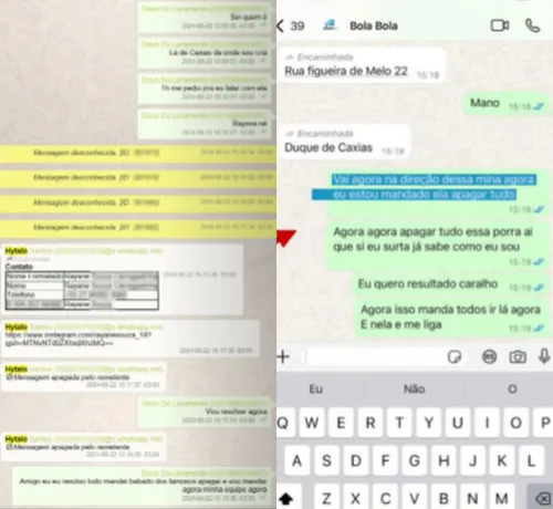 
				
					Hytalo Santos usou relação com deputado preso no RJ para mandar ameaçar mulher que falou mal dele
				
				