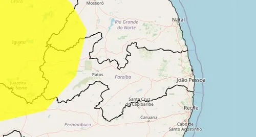 
				
					Inmet emite alerta para baixa umidade do ar em 54 cidades do Sertão
				
				